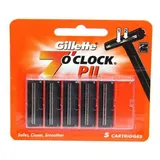 GILLETTE 7 O CLOCK PII 5CRTS