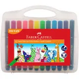 FABER CASTELL 12 COLOUR MARKERS