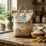 NATURE LAND ORGANICS CHAKKI ATTA 5KG