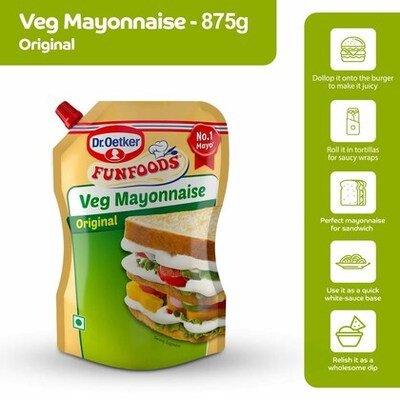 FUN FOOD VEG MAYONNAISE ORIGINAL 800G