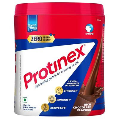 PROTINEX ZERO ADDED SUGAR CHOCOLATE FLAVOUR 400G