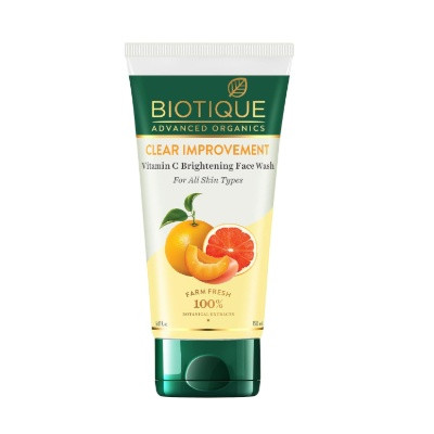 BIOTIQUE CLEAR IMPROVEMENT VITAMIN C FACE WASH 150