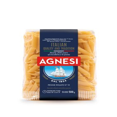 AGNESI PENNE RIGATE PASTA 500G