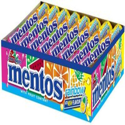 MENTOS NEW RAINBOW CHEW DRAGEES 37G