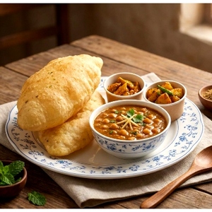 CHOLEY BHATURE