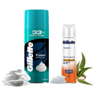 GILLETTE COMFORTABLE GLIDE SHAVE GEL 70G