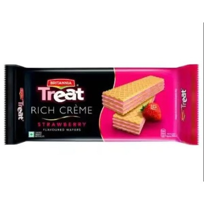 BRITANNIA TREAT RICH CREME STRAWBERRY 55G