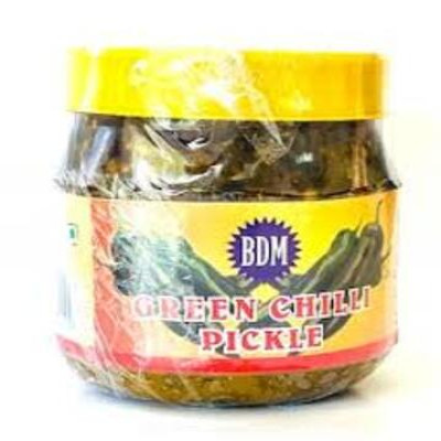 BDM GREEN CHILLI PICKLE 500G