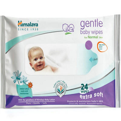 HIMALAYA GENTLE BABY WIPES NORMAL SKIN 24PCS RS-79