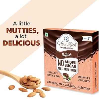 VIT N RICH WHOLE ALMOND NUTTIES 50GM