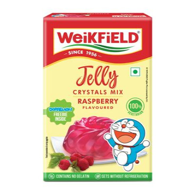 WEIKFIELD JELLY CRYSTALS RASPBERRY 90GM