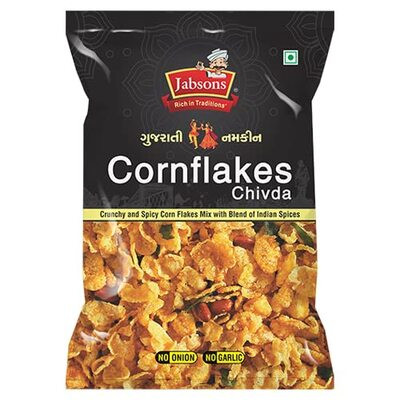 JABSONS CORN FLAKES CHIVDA 120G