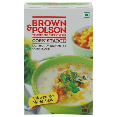 BROWN POLSON CORN STARCH 100 GM