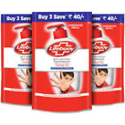 LIFEBUOY TOTAL HANDWASH REFIL 3*185ML