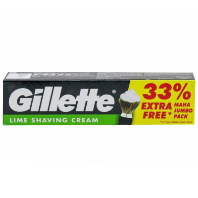 GILLETTE REGULAR SHAVING CREAM 70G