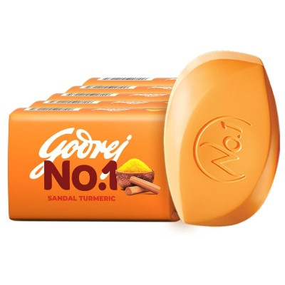 GODREJ NO1 SANDAL TURMERIC NATURAL OIL SOAP 5*100G
