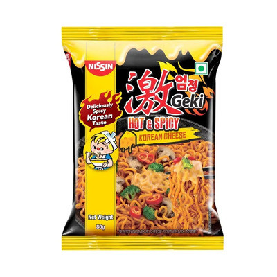NISSAN GEKI HOT & SPICY CHEESE NOODLE 80G