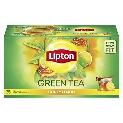 LIPTON GREEN TEA HONEY LEMON 25 TEA BAGS