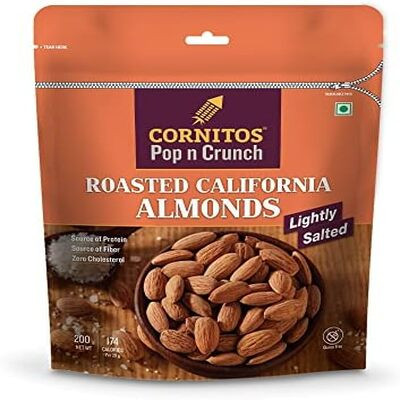 CORNITOS ROASTED CALIFORNIA ALMONDS 200G
