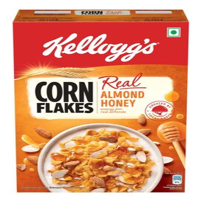 KELLOGGS CORN FLAKES REAL ALMOND HONEY 300GM