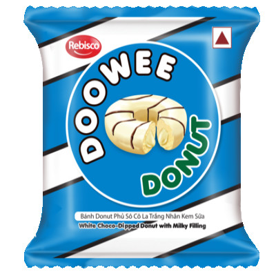 REBISCO DOOWEE DONUT WHITE CHOCO 30G