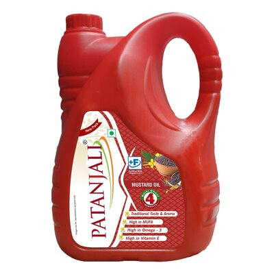 PATANJALI KACHI GHANI MUSTARD OIL 5LTR