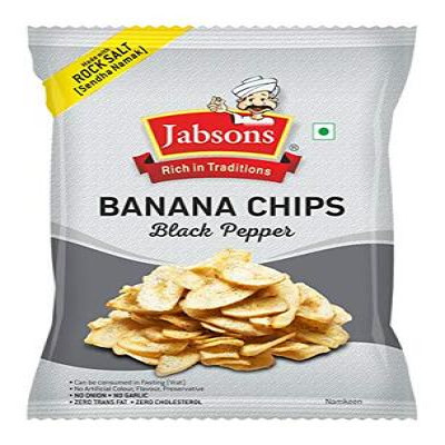 JABSONS BANANA CHIPS BLACK PAPER 150G