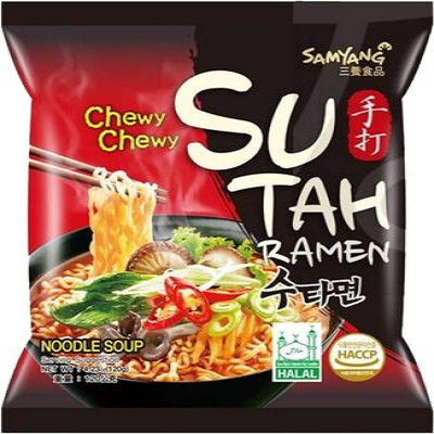 SAMYANG NOODLES SUITAH RAMEN CHEWY CHEWY 120G
