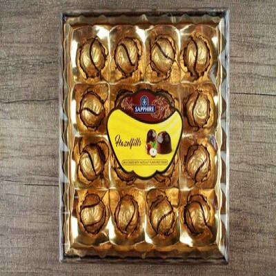SAPPHIRE HAZELFILLS MILK CHOCO HAZELNUT T-16 215G