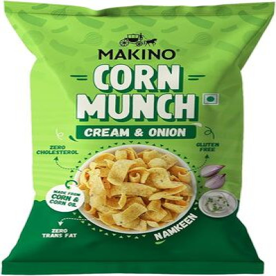 MAKINO CORN MUNCH CREAM&ONION 150G