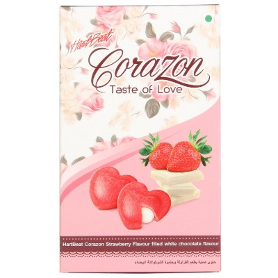 HEARTBEAT CORAZON STRAWBERRY FLAV. LOVE CANDY 200G