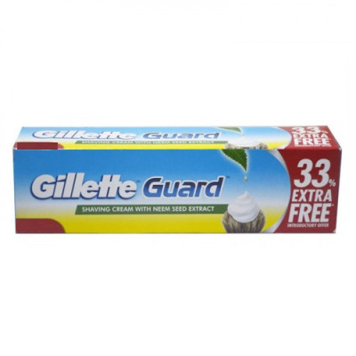 GILLETTE GUARD  SHAVING CREAM WITH NEEM SEED 125G