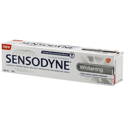 SENSODYNE WHITENING FLOURIDE TOOTHPASTE 70G