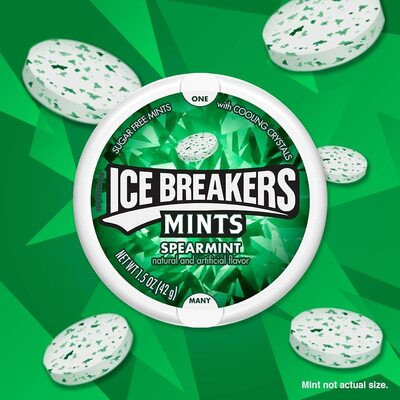 ICE BREAKERS MINTS SPEARMINT 42G