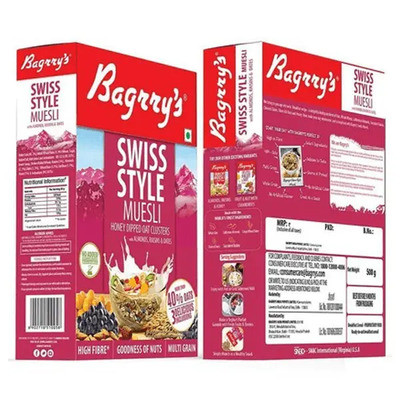 BAGRRYS SWISS STYLE MUSELI 500G BUY1 GET1 FREE