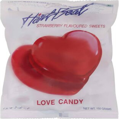 HEARTBEAT STRAWBERRY FLAVOURED SWEETS 150G