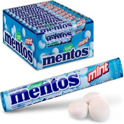 MENTOS REAL FRUIT MINT 28.6G