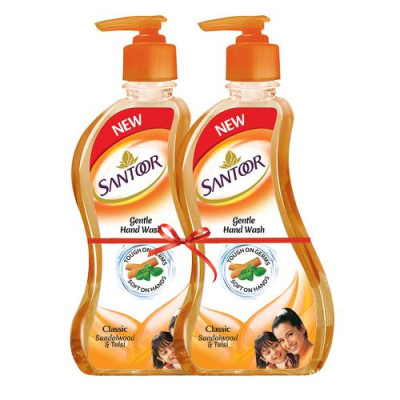 SANTOOR HAND WASH CLASSIC 180ML+180ML