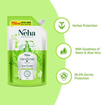 NEHA HERBAL PROTECTION HAND  WASH 750ML