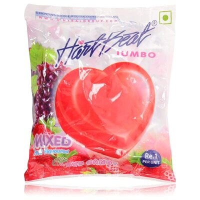 HEARTBEAT JUMBO MIXED FRUIT CANDY 835G