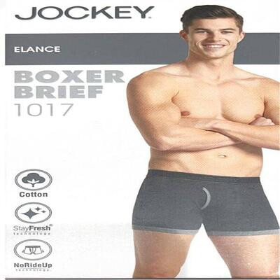JOCKEY ELANCE BOXER BRIEF 1017 XL 2PC PACK