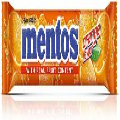 MENTOS ORANGE FLAVOUR 28.6G RS-10