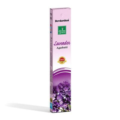 DEVDARSHAN LAVENDER AGARBATHIES 115G