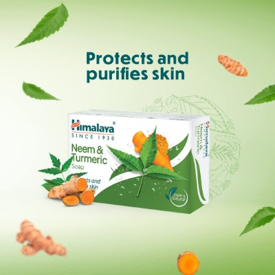 HIMALAYA NEEM & TURMERIC SOAP 75G