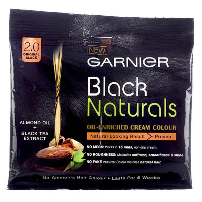 GARNIER NATURAL ORIGINAL BLACK COLOR 20ML+20G 45/-