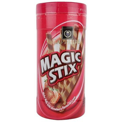 SAPPHIRE MAGIC STIX WAFER ROLL STRAWBERRY 200G