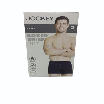 JOCKEY ELANCE BOXER BRIEF 1017 L 1017 2PCS PACK