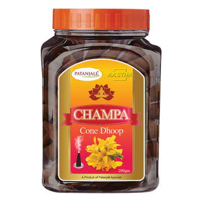PATANJALI CHAMPA CONE DHOOP 200G