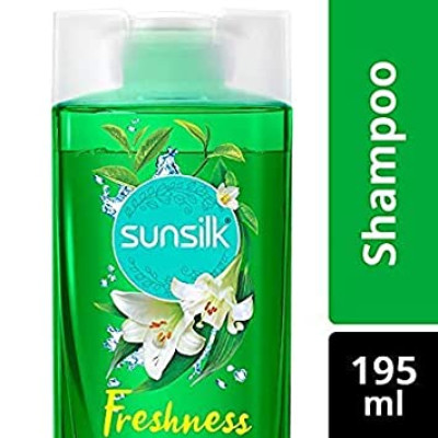 SUNSILK RADIANT BLACK SHINE SHAMPOO 180ML
