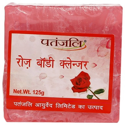 PATANJALI ROSE BODY CLEANSER SOAP 4*125G